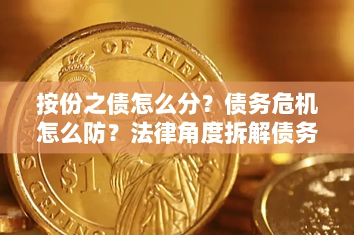 武汉按份之债怎么分？债务危机怎么防？法律角度拆解债务分配与风险自保指南