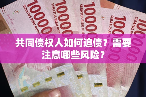 武汉共同债权人如何追债？需要注意哪些风险？
