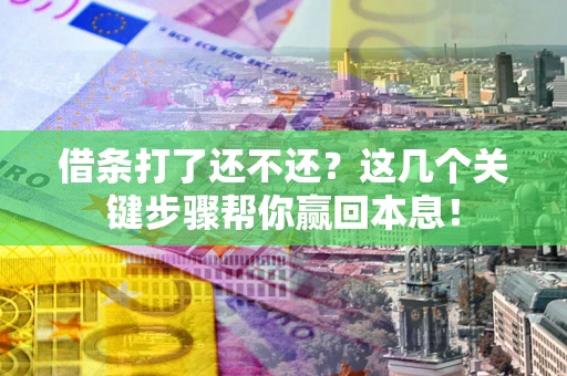 武汉借条打了还不还？这几个关键步骤帮你赢回本息！