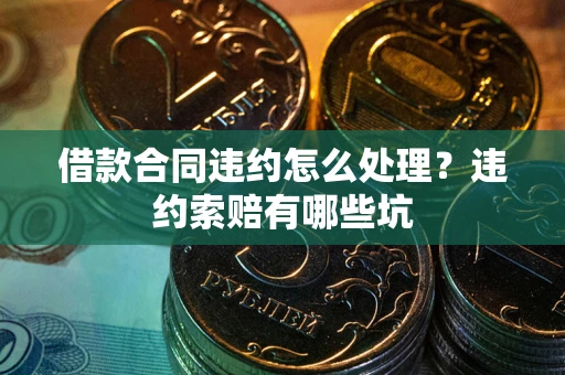 武汉借款合同违约怎么处理？违约索赔有哪些坑