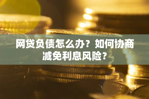 武汉网贷负债怎么办？如何协商减免利息风险？