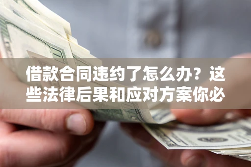 武汉借款合同违约了怎么办？这些法律后果和应对方案你必须知道