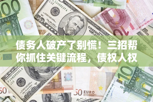 武汉债务人破产了别慌！三招帮你抓住关键流程，债权人权益不再缩水