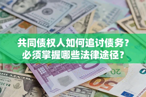 武汉共同债权人如何追讨债务？必须掌握哪些法律途径？