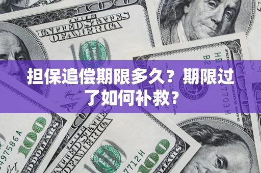 武汉担保追偿期限多久？期限过了如何补救？
