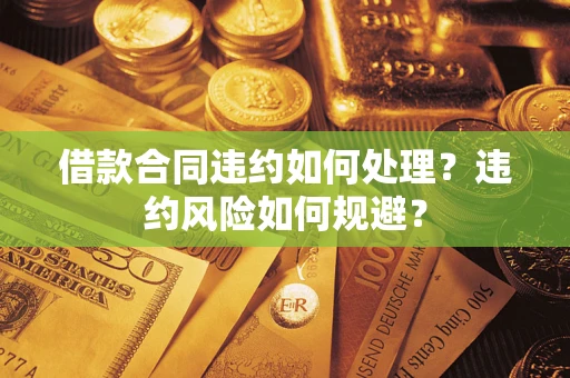 武汉借款合同违约如何处理？违约风险如何规避？