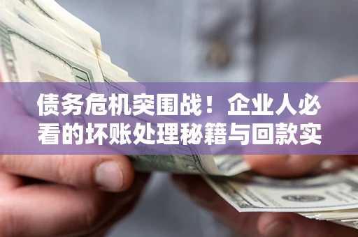武汉债务危机突围战！企业人必看的坏账处理秘籍与回款实战指南
