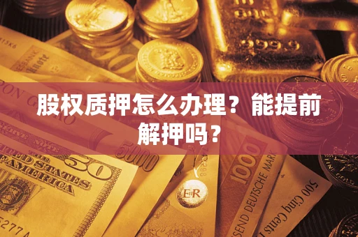 武汉股权质押怎么办理？能提前解押吗？