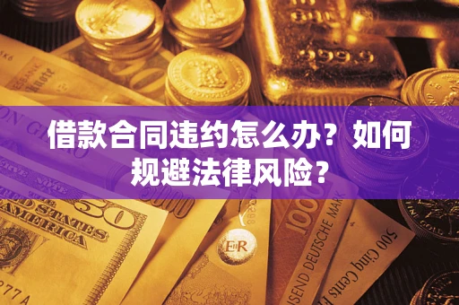 武汉借款合同违约怎么办？如何规避法律风险？